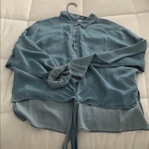 denim button down